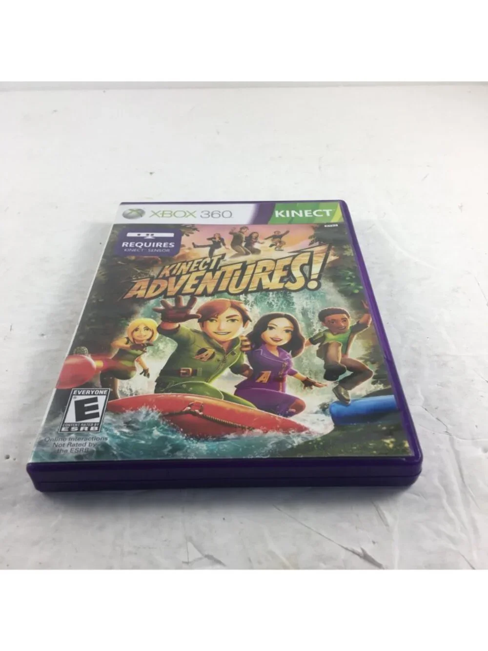 MICROSOFT XBOX 360 KINECT ADVENTURES! GAME MANUAL INCLUDED